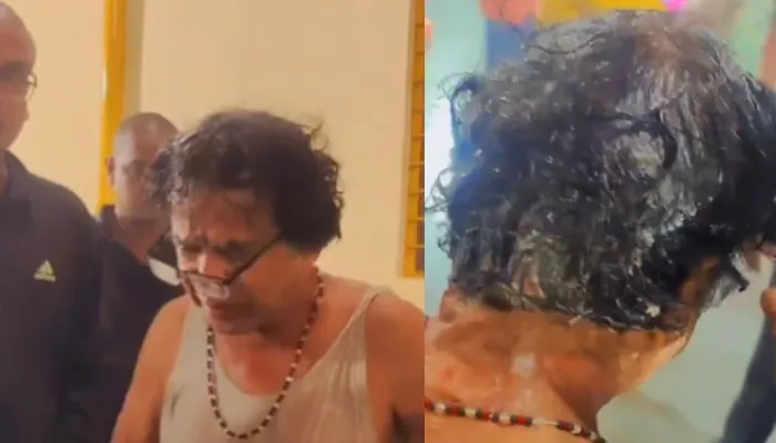 Hindu temple accountant attacked with acid; accused said 'Happy Holi' before attacking him
