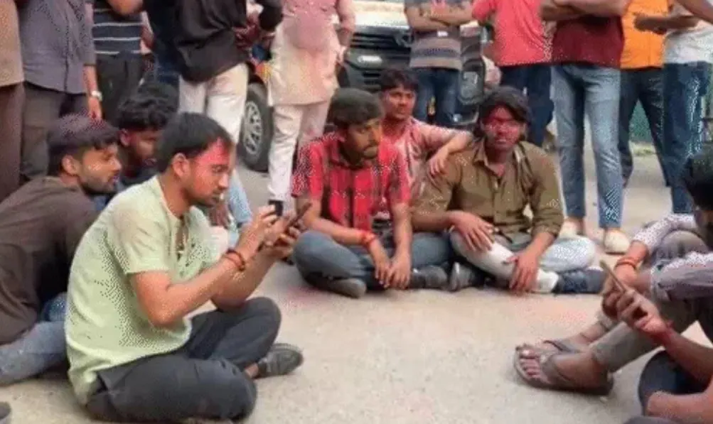 Hindu students celebrating Holi at a university in Varanasi attacked with stones; Hindu female students molested