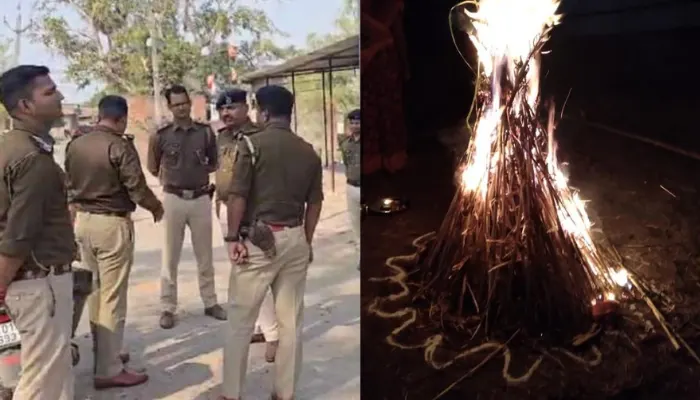Hindus celebrating Holika Dahan attacked with stones by Muslims