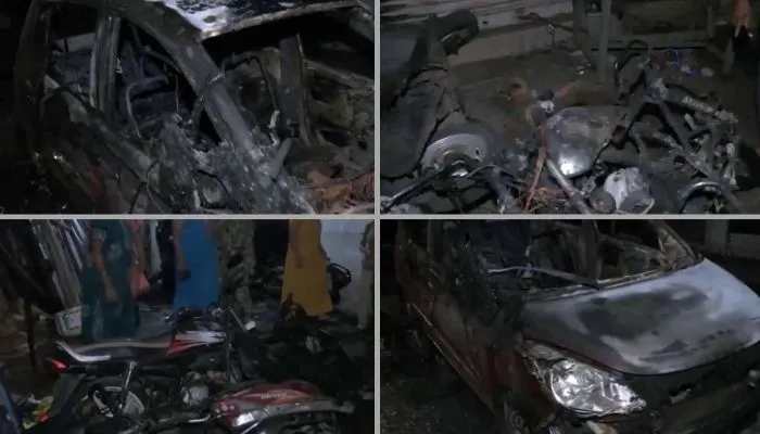 Ram Navami Yatra decorations burned down by Muslim mob amidst Nagpur violence