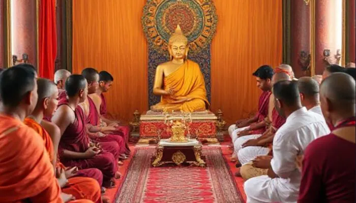 Derogatory remarks passed against Hindu deities and temples in an attempt to convert Hindus to Buddhism