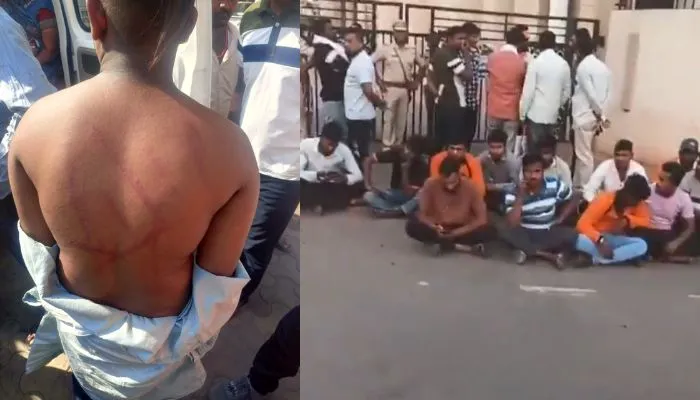 Two tribal boys beaten by police officer for sharing WhatsApp status on Chhatrapati Shivaji Maharaj