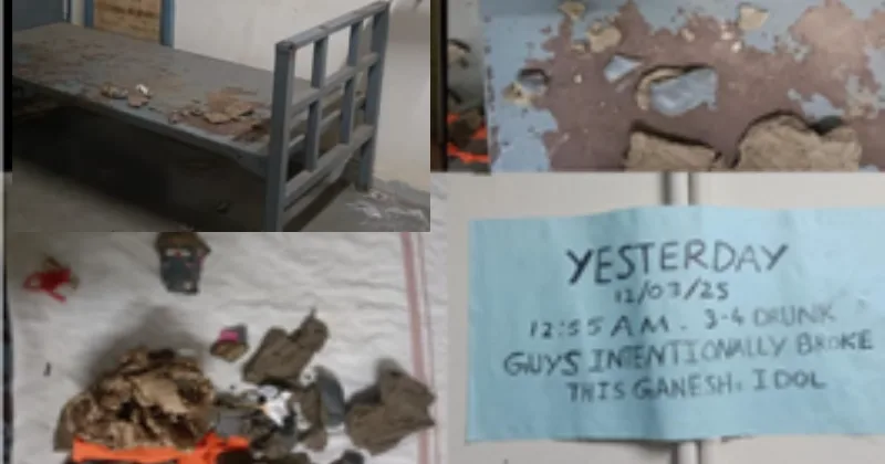 Lord Ganesha idol vandalised in Puducherry University hostel 