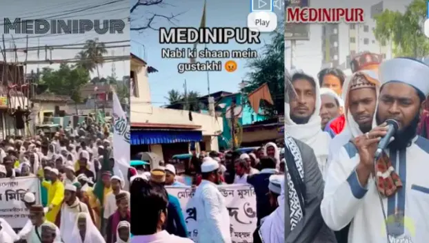 Hindu man accused of committing 'blasphemy', Muslim mobs take to streets raising 'Sar Tan Se Juda' slogans