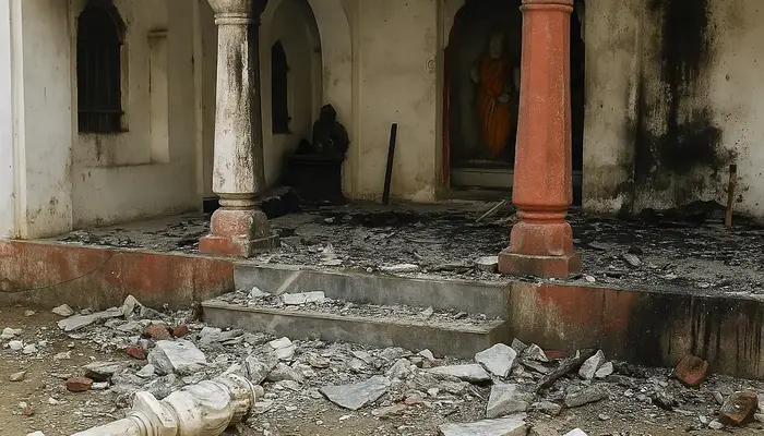 Temple vandalised in Coochbehar district, West Bengal