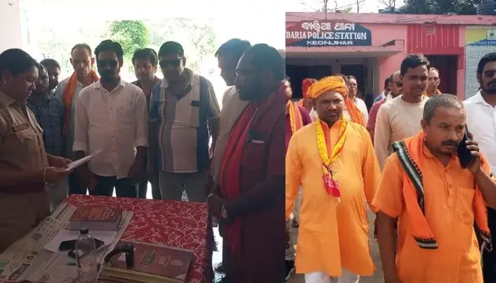 Hindu villagers lured to convert to Christianity through monetary inducements; derogatory slurs made against Hinduism