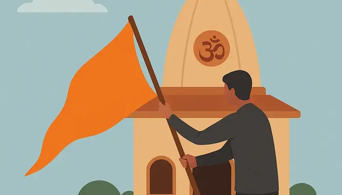 Hindu devotee attacked for objecting to removal of Ram Navami flag