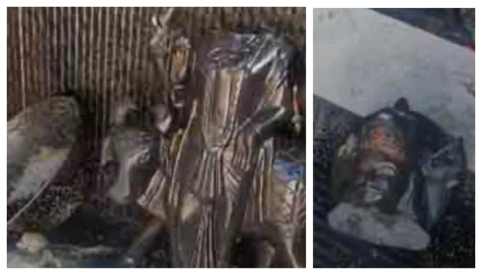 Lord Shani Dev idol desecrated; Temple priest and family assaulted while trying to intervene