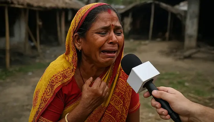 Hindu woman's house doused, water tanks poisioned by Muslim mob amidst persecution of Hindus in West Bengal's Murshidabad
