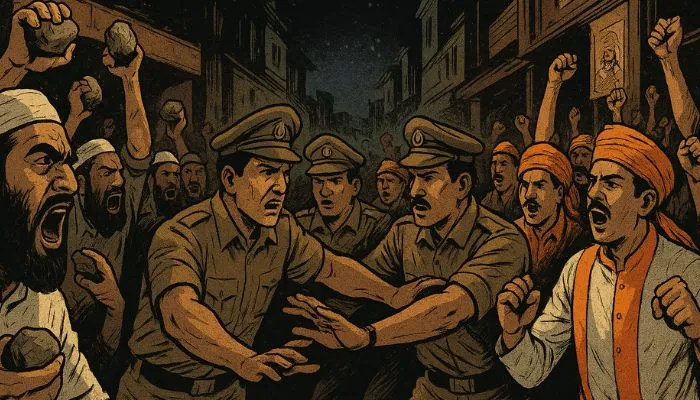 Hindu devotees attacked with stones as Hanuman Jayanti procession reaches a mosque