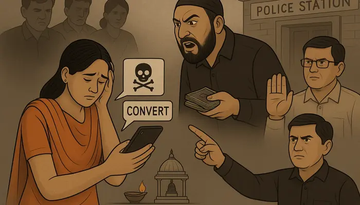 Hindu woman threatened with abduction for refusing conversion and marriage by Muslim man