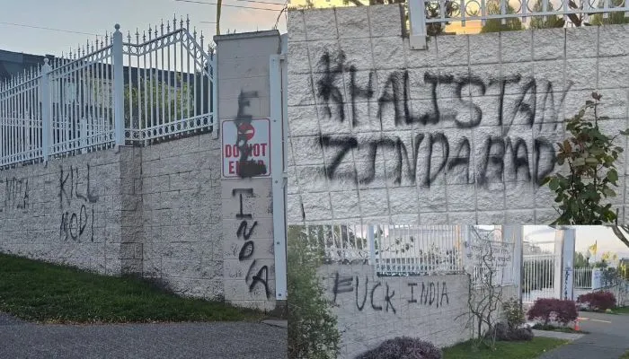 Hindu community targeted; sacred temple in Surrey desecrated amid rising temple attack trend in Canada