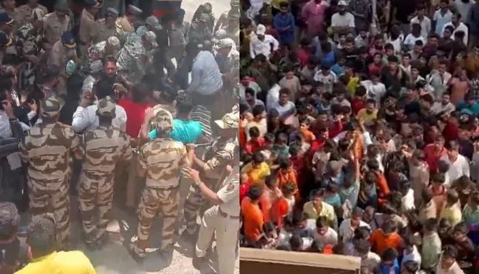 Hindu devotees face police crackdown and restrictions during Ram Navami procession in Wadala