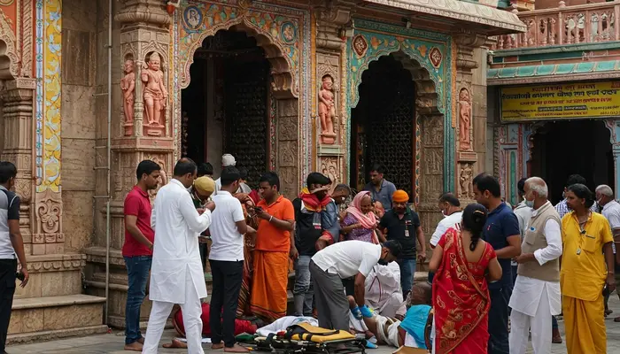 Temple sevadars injured in stone pelting by Muslim mob: targeted for protecting sacred Hindu space