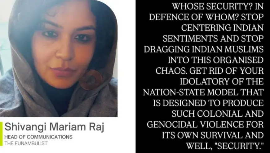 Massacre of Hindus in Pahalgam celebrated as 'resistance' by leftist journalist, blame deflected onto Hindu victims