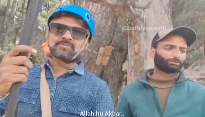 Hindu man sent into gunfire as Muslim zip-line operator chants “Allahu Akbar” during Pahalgam Hindu massacre