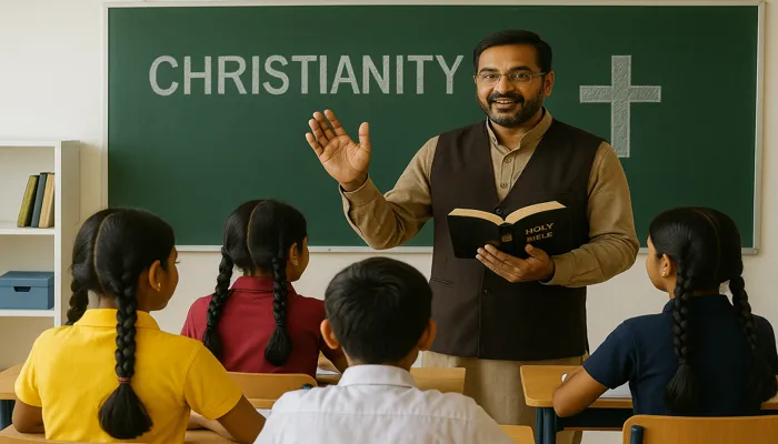 Hindu students harassed for religious conversion at Christian missionay school; forced to pray, threatened with ghosts and punishments for speaking out
