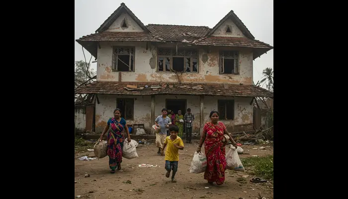 Hindu family forced to flee home as Muslim mob attacks temple and shops amid Murshidabad anti-Hindu violence 