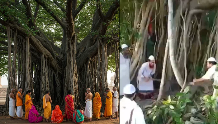 200-year-old sacred banyan tree revered by local Hindus cut down in Bangladesh after being labelled ‘Shirk’ by Muslims