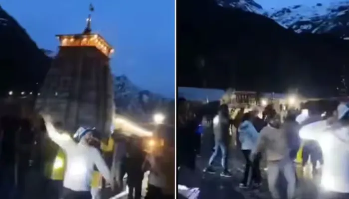 Unidentified youths disrupt Kedarnath temple premises with loud music and dance