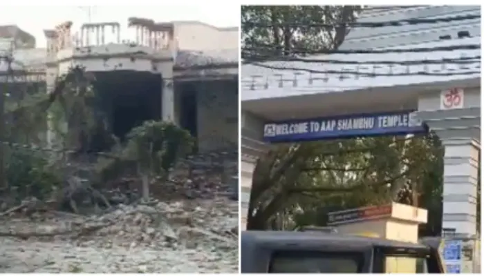 Hindu temple targeted by Pakistan amidst Operation Sindoor during India-Pakistan conflict