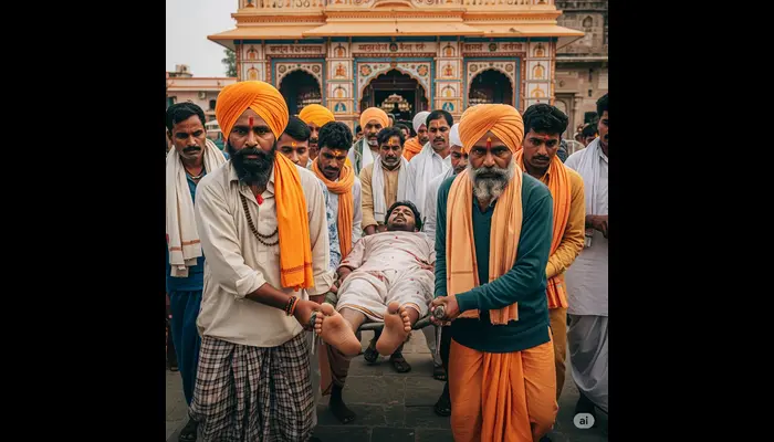 Hindu priest brutally assaulted by Muslim mob as he objects to two individuals fighting near a Hindu temple