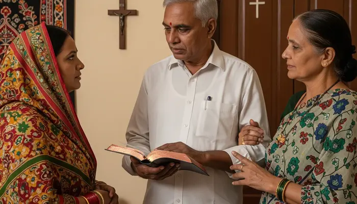 Hindu woman assaulted and threatened by in-laws for refusing to convert to Christianity