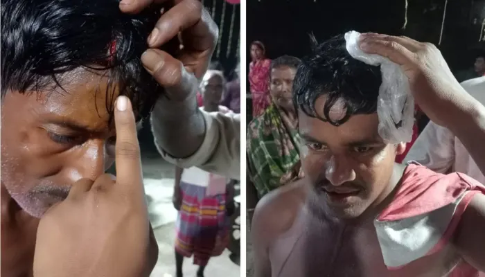 Puja Pandal attacked by armed Muslim mob, Hindu devotees injured