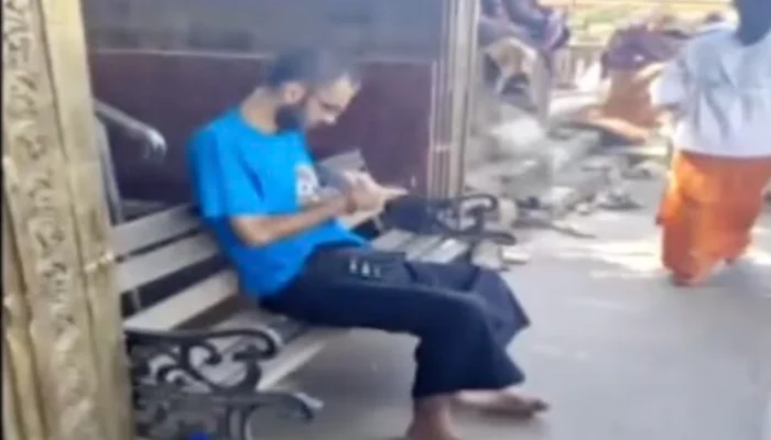 Temple traditions disrespected: Christain man deliberately enters 11th-century Lingaraj Temple where entry of non-Hindus is strictly prohibited
