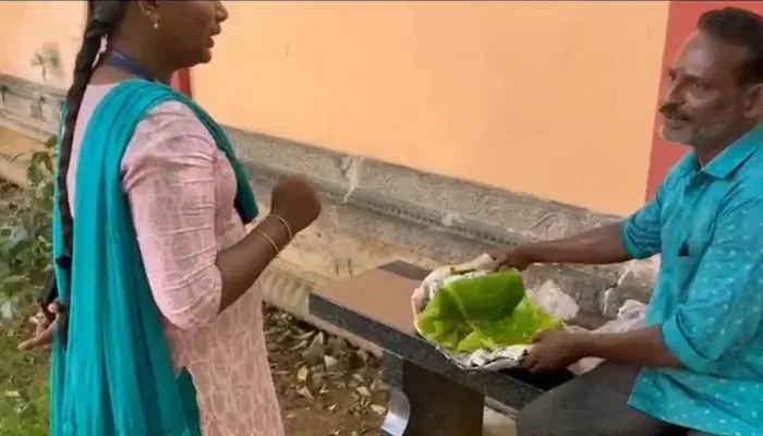 Sacred space defiled as man eats non-vegetarian food inside Annamalai temple