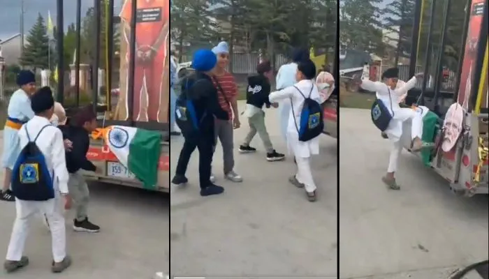 Khalistani extremists in Canada use children to desecrate Indian flag and vilify Indian Prime Minister as 'Hindu terrorist'; open death threats issued amid rising anti-Hindu hate abroad