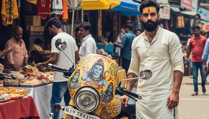 Hindu man assaulted for displaying religious identity on motorbike