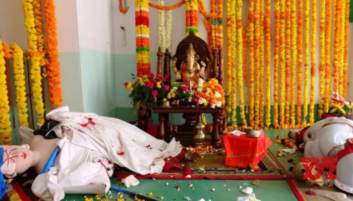 Deliberate attack on Hindu sentiments: Hindu temple vandalised, several temple idols desecrated
