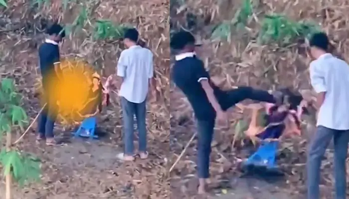 Idol of Devi desecrated in Bangladesh: two Muslim men urinated on and kicked sacred image