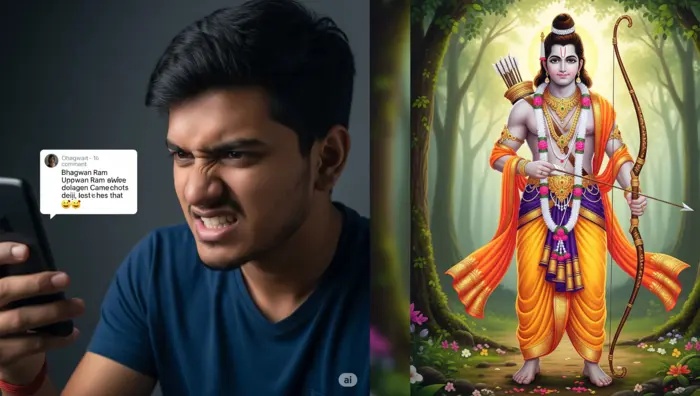 Hindu faith mocked: Muslim youth made derogatory remarks against Lord Ram on social media