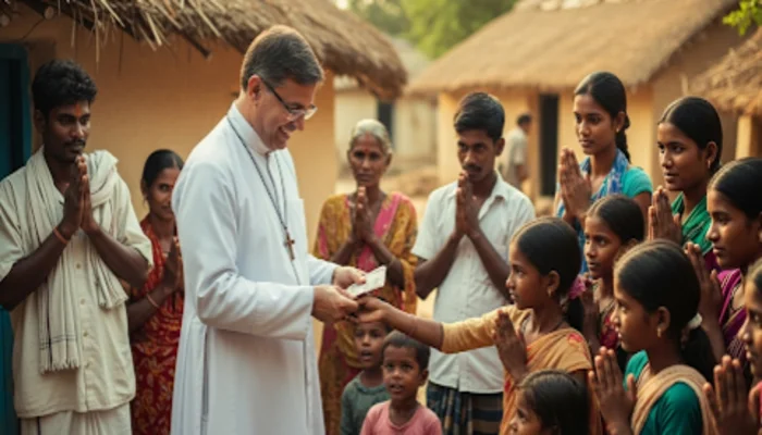 Innocent Hindu villagers lured for religious conversion through medical treatment and inducements by Christian missionaries