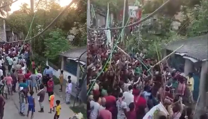 Hindu properties attacked by Muslim mob raising the Palestine flag amidst Muharram procession, police downplays the communal attack