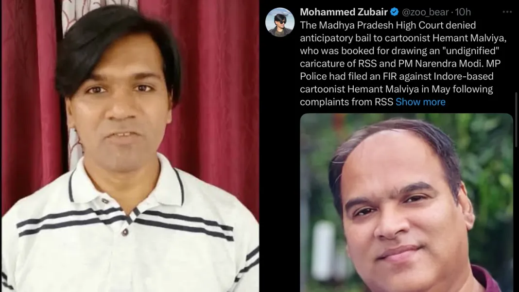 Hindu sentiments downplayed: Muslim 'journalist' omits anti-Hindu slurs to defend cartoonist arrested for mocking Hindu deities and leaders