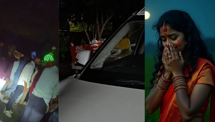 Pregnant Hindu woman and her husband brutally beaten by Muslims for honking at Muharram procession