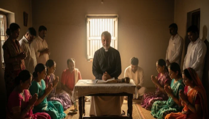Hindu families forcibly converted to Christianity by use of inducements and false promises of curing illnesses