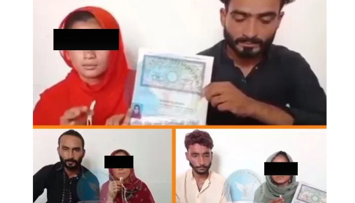 Minor Hindu girls abducted, forcibly converted to Islam, and married to Muslim men in Pakistan