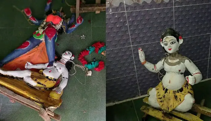 Hindu women sexually assaulted, idols desecrated, temple vandalised, and homes set ablaze by Muslim mob in Nilphamari, Bangladesh