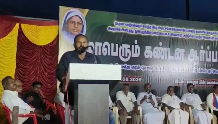 Hindu community subjected to abuse by Christian political leader at Christian gathering in Tamil Nadu, called 'sons of prostitutes'