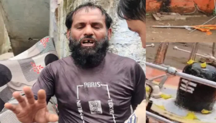 Hindu religious sentiments insulted by Muslim man in Bhilai; temple vandalised, Shivling and idols desecrated