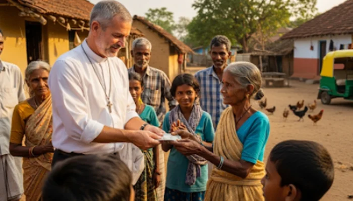 Hindus families offered inducements and manipulated with Christian religious texts to convert to Christianity 