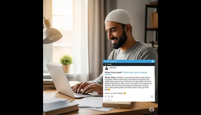 Hindu faith mocked: derogatory remarks made against Lord Ram by Muslim youth on social media