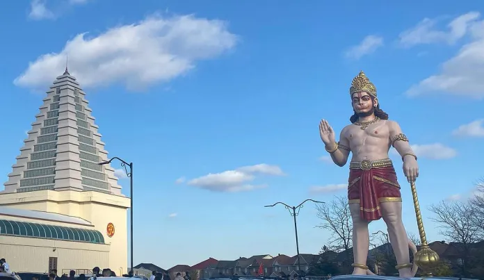 Attack on Hindu religious sentiments: Hate-filled bigotry by Canadian Christians targets Hanuman statue in Brampton, Canada 