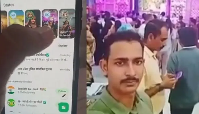Attack on Hindu beliefs: Muslim man posts social media status displaying Islamic supremacy with picture inside Hindu temple on Janmashtami