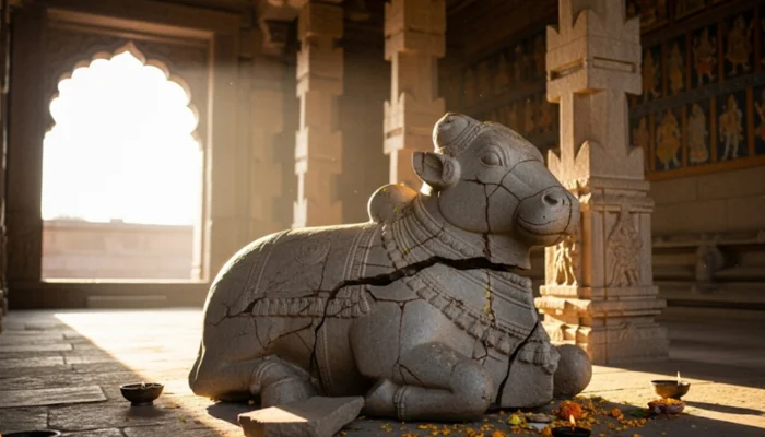 Hindu temple vandalised, idol of Nandi desecrated by two Muslim men in Maihar, Madhya Pradesh