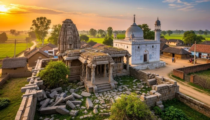 Hindu temple demolished and land encroached by Muslim community in Sahibganj, Jharkhand